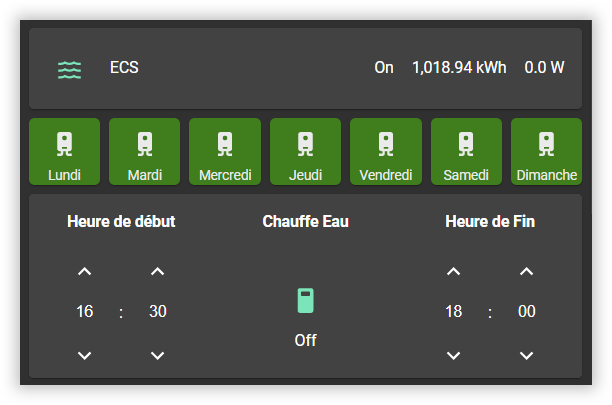 Gestion ballon ECS en fonction de ma production PV - Entraide Home  Assistant - Home Assistant Communauté Francophone